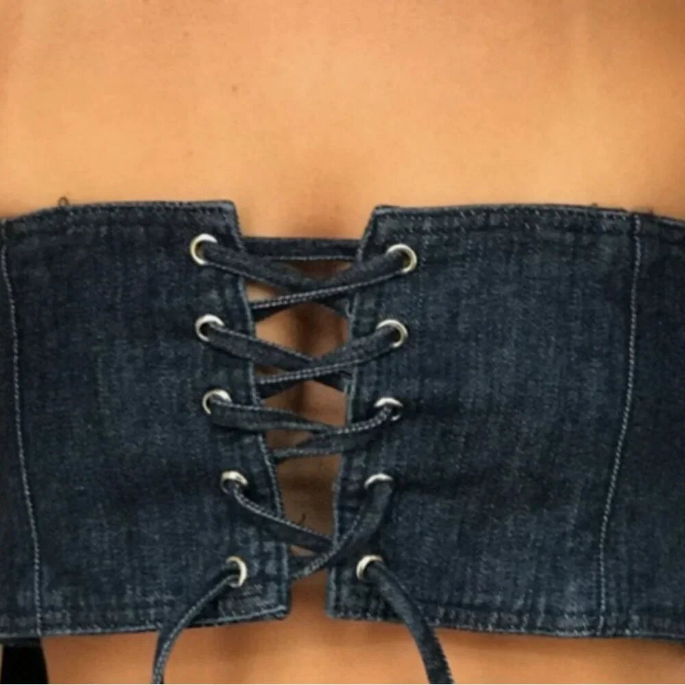 Zara corset blue